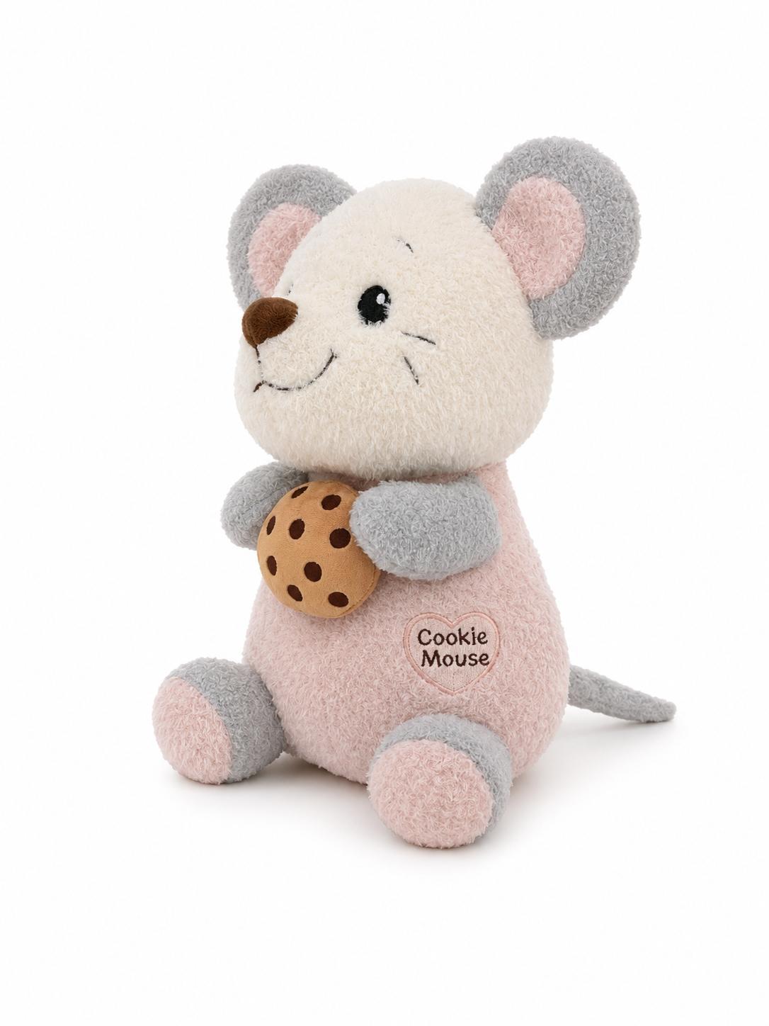 Cookie Mouse Plushie - Soft and safe for baby